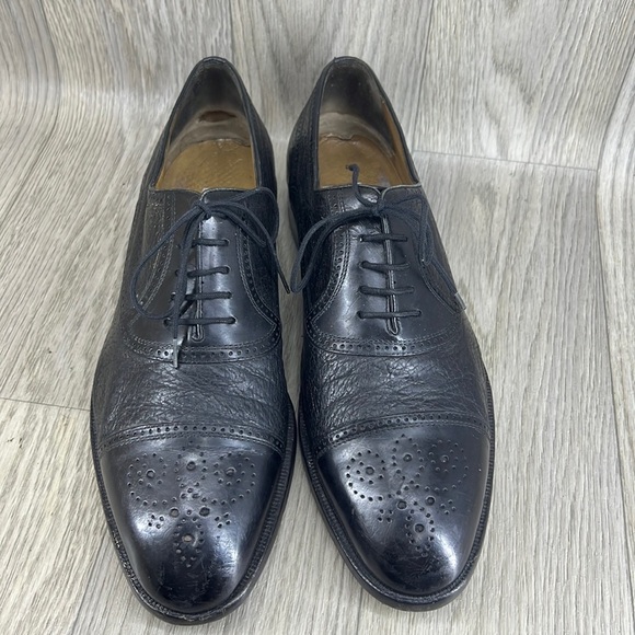 Moreschi Black Leather Oxford main image 7